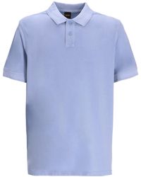 BOSS - Logo-Print Cotton Polo Shirt - Lyst