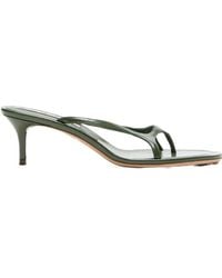 Acne Studios - Thong-Strap Kitten-Heel Sandals - Lyst