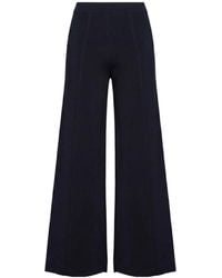 Max Mara - Loose Knit Casual Pants - Lyst