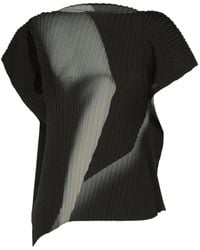 Issey Miyake - Hands Of Lover Pleats Top - Lyst