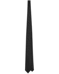 Dolce & Gabbana - Logo Jacquard Pointed Tip Tie - Lyst