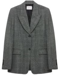Dorothee Schumacher - Glen Plaid Wool Blazer - Lyst