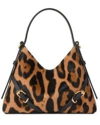 Givenchy - Leopard Printed Nano Voyou Bag - Lyst
