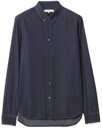 Maison Kitsuné - Profile Fox Denim Casual Shirt - Lyst