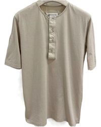 MM6 by Maison Margiela - Henley-Neck T-Shirt - Lyst