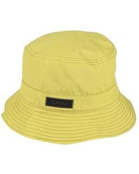 Ganni - Simple Solid Color Fisherman Hat - Lyst