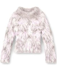 DIESEL - M-Annika Fluffy Jacquard-Knit Jumper - Lyst
