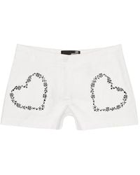 Moschino - Logo Detail Shorts - Lyst