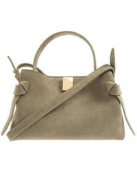 Yuzefi - Mini Gyoza Suede Tote Bag - Lyst