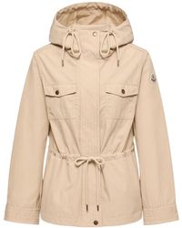 Moncler - Serin Hooded Cotton Blend Parka - Lyst