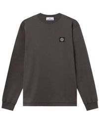 Stone Island - Logo Patch Long Sleeved T-Shirt - Lyst