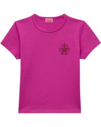 KENZO - Eiffel Tower Printed T-Shirt - Lyst