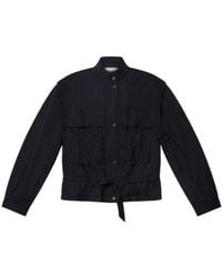 Isabel Marant - Isabel Marant Étoile Blandina Tie Detailed Jacket - Lyst