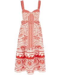 FARM Rio - The River Ride Print Midi Dress - Lyst