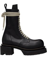 Rick Owens - Round-Toe Ankle Boots - Lyst
