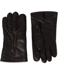 こうき様MIU MIU レザー手袋 黒 Miu Miu Crocodile Print Leather Gloves in Black | Lyst