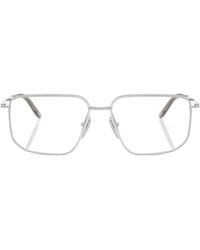 Prada - Eyewear Rectangular Frame Glasses - Lyst