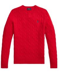 Polo Ralph Lauren - Cable-Knit Crewneck Sweater - Lyst