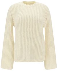 Chloé - Chloé Long-Sleeved Crewneck Knitted Jumper - Lyst