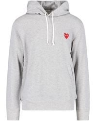 Comme des Garçons - Comme Des Garçons Play Heart Patch Hoodie - Lyst