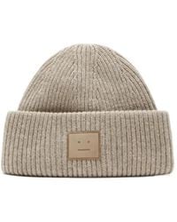 Acne Studios - Square-Patch Beanie Hat - Lyst