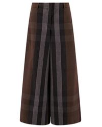 Burberry - Closure With Zip Pants - Lyst