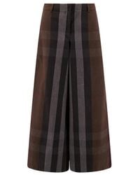 Burberry - Closure With Zip Pants - Lyst