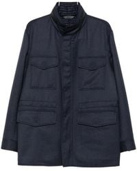 Brioni - Long-Sleeve Casual Jacket - Lyst