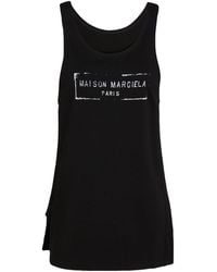 Maison Margiela - Tank Top Viscose, Cotton - Lyst