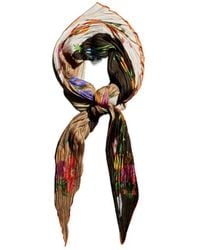 Gucci - Printed Silk Shawl - Lyst