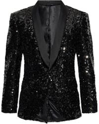 Dolce & Gabbana - Sequin Embellished Jacket - Lyst