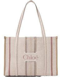 Chloé - Chloé Woody Loop Tote Bag - Lyst