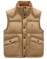 Moncler - Grenoble High-Neck Button-Up Gilet - Lyst