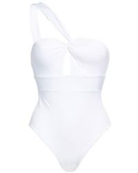 Max Mara - Solid Color One-Piece Swimsuit - Lyst
