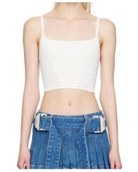 Dion Lee - Ventral Compact Cropped Top - Lyst