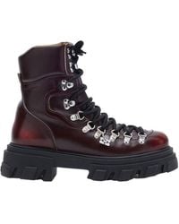 Ganni - Cleated Mountain Boots - Lyst