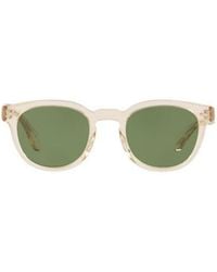 Oliver Peoples - Logo Sunglasses - Lyst