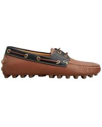 Tod's - Gommino Lace-Up Boat Shoes - Lyst