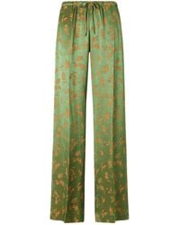 Dries Van Noten - Elasticated Jacquard Trousers - Lyst