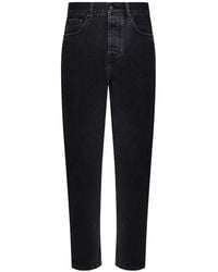 Carhartt - Newel Logo-Patch Straight-Leg Jeans - Lyst