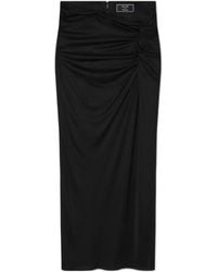 Versace - X Dua Lipa Knotted Midi Skirt - Lyst