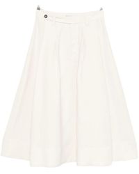 Brunello Cucinelli - Twill Maxi Skirt - Lyst