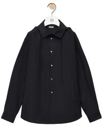 Loewe - Button-Up Drawstring Jacket - Lyst