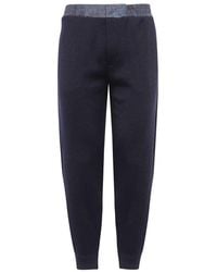 Etro - Paisley Printed-Band Tapered-Leg Track Trousers - Lyst