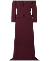 Jenny Packham - Long-Sleeve Trailing Evening Dress - Lyst