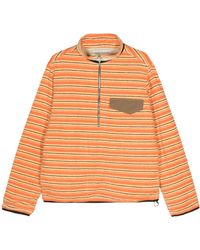 RANRA - Kragi Striped Half-Zip Sweatshirt - Lyst