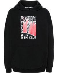 Palm Angels - Palm Ski Club Printed Hoodie - Lyst