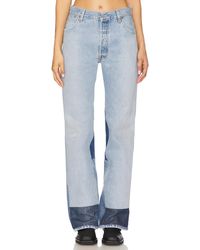 RE/DONE - Paint-Splatter Panelled Jeans - Lyst
