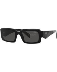 Prada - Eyewear Rectangular Frame Sunglasses - Lyst