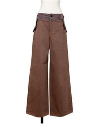 Sacai - Patch-Pocket Wide-Leg Denim Jeans - Lyst